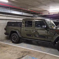 Capot rigide en acier pour pick-up 4x4 tout-terrain, avec verrouillage manuel, portes basse caisse, étanche, pour Jeep Gladiator