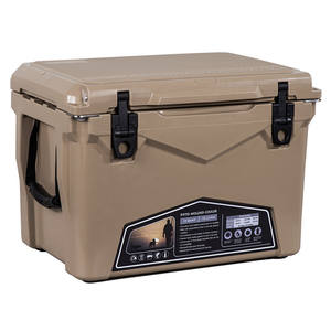 Nevera Rotomoldeada KUER-C de 35 Qt, Aislada, para Pesca y Almacenamiento al Aire Libre, Amarilla, Multiusos, de LLDPE - Product Image 1