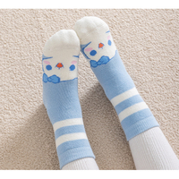 Chaussettes de compression en coton pour jeunes, motif léopard, brodées sur mesure, jacquard imprimé, écologiques, pour le tennis, l'athlétisme et la course à pied