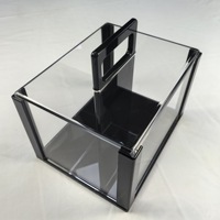 Boîte de rangement pour jetons en acrylique de haute qualité Qinlong, 600 pièces emballées avec étui de transport, vente chaude pour les jetons de poker et le plateau