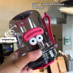 Verão New High-Appearance Nível Grande Capacidade Garrafa De Água Cor Sólida PC Plastic Cup para Estudantes Esportes Ao Ar Livre para Ginásio Uso - Product Image 3