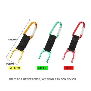 Wholesale in Stock Aluminum Alloy Spring Water Bottle Clip Carabiner Hook Tools Camping Casual <strong>Hiking</strong> Outdoor Promotion <strong>Gift</strong> - Product Image 2