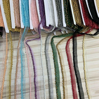 Bande de garniture à franges imprimée, ornée de perles, de chaînes de diamants, de paillettes et de dentelle, colorée, pour robes, chaussures, sacs, extensible et brodée