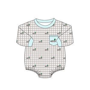 Ropa de Algodón Personalizada para Bebés Niños, con Diseños de Patos, Perros y Alces, para Verano, Venta al Por Mayor, Ropa para Recién Nacidos - Product Image 6