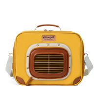 Sac à dos portable moderne et écologique pour oiseaux, en tissu Oxford à carreaux, coupe-vent, respirant et léger