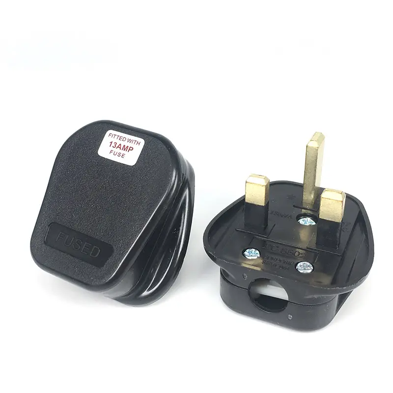 UK 3 Pin AC электропитания Rewireable штекер плавленого розетка адаптер удлинитель кабеля Разъем