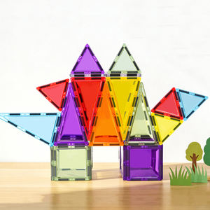 <span class=keywords><strong>Juego</strong></span> de Bloques de Construcción Magnéticos Magplayer, Juguetes de Construcción Montessori, Fichas Magnéticas para Niños, Regalo para Niños - Product Image 4