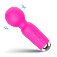 Großhandel Erwachsenen-Klitoris-Vibrator Massagestab USB Aufladbar 100% Wasserdicht 20 Frequenzen