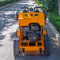 Kompakter Mini-Radlader für die Wartung von Privatgärten