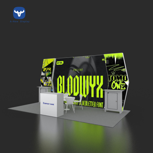 Novo Personalizado 3x3 Alumínio China <span class=keywords><strong>Display</strong></span> Stand Design <span class=keywords><strong>Expo</strong></span> Trade Show Exhibition Booth - Product Image 4