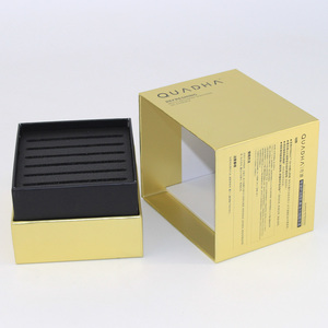 กล่องของขวัญ<span class=keywords><strong>สีชมพู</strong></span>สำหรับผู้หญิงแบบฝาพับ ขายดี สินค้าใหม่จากโรงงาน พร้อมปั๊มทองโลโก้ตามสั่ง กล่องใส่เครื่องประดับแบบฝา-ฐาน พร้อมแผ่น EVA ด้านใน - Product Image 6