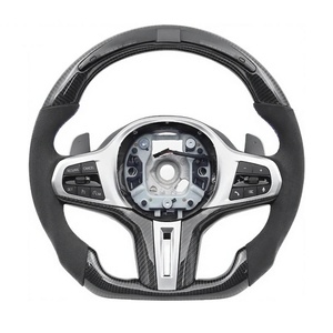 Volante Sportivo in Pelle Personalizzato Stile CS per BMW Serie 5 G10 <span class=keywords><strong>G20</strong></span> <span class=keywords><strong>G30</strong></span> - Product Image 3
