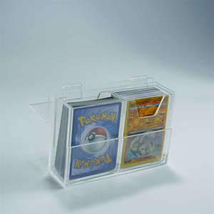 Vente en gros Porte-cartes de table en acrylique transparent personnalisé Porte-cartes à collectionner Porte-cartes Pokemon pour affichage - Product Image 1