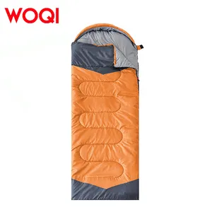 Woqi Hot Selling Hot Selling Outdoor Camping Wasbare Comfortabele Katoenen Envelop Slaapzak