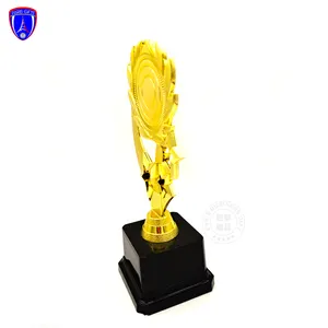 8.5inch#19442 Chinese Factory Custom Wholesale Sport Award China trophy brass Cup With Wooden Base Running Metal Trophy