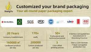 Số lượng lớn tùy chỉnh các tông sóng hộp lớn bao bì logo màu in có thể tái chế carton Nâu vận chuyển di chuyển hộp bưu phẩm - Product Image 5