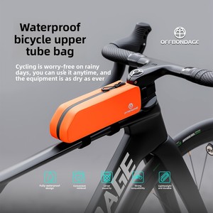 OFFBONDAGE Sac <span class=keywords><strong>de</strong></span> <span class=keywords><strong>cadre</strong></span> supérieur <span class=keywords><strong>pour</strong></span> vélo, <span class=keywords><strong>sacoche</strong></span> <span class=keywords><strong>de</strong></span> <span class=keywords><strong>cadre</strong></span> avant étanche avec fixation par boulons <span class=keywords><strong>pour</strong></span> VTT et vélo <span class=keywords><strong>de</strong></span> <span class=keywords><strong>route</strong></span>, <span class=keywords><strong>pour</strong></span> le cyclisme et la randonnée - Product Image 1