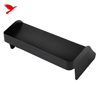 Pour Volkswagen Tiguan III/Passat B9 2024-2025 boîte de rangement de Console centrale intérieure plateau organisateur noir accessoires en plastique ABS