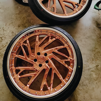 Jantes forgées sur mesure de 22, 24, 26, 28 pouces, 5x120.65, 5x4.75, 5x5, à profil profond, chromées, pour Box Chevy Caprice Impala SS Monte Carlo