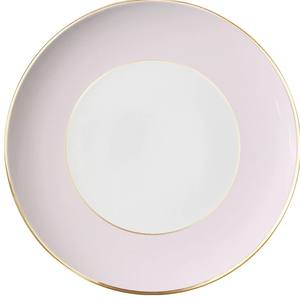 Plato de Comedor Moderno y Minimalista de Porcelana China, Vajilla con Borde Dorado, Juego de Cuatro Piezas Rosa, Decoración y Arreglo para Banquetes de Boda - Product Image 6