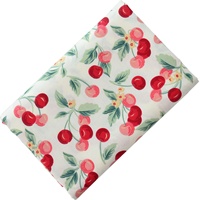 Tissu sergé en pur coton de 160 cm, motifs floraux champêtres, résistant à l'abrasion, épais, pour vêtements de garçons et literie