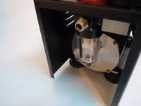 Compresseur d'air électrique portable à double piston AS18AK avec manomètre réglable pour la peinture multi-usages