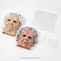 Masque de tête entière en silicone latex pour personnes âgées, masque réaliste de vieil homme avec rides, costume d'Halloween pour adultes, 5 styles