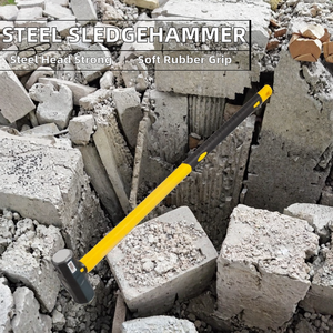 Martillo de pico octogonal de acero Huilian de 10 lb, herramienta de bricolaje de alta resistencia para desgarrar y desmenuzar, mango de goma para eliminación de paredes y trabajos en piedra, OEM - Product Image 3