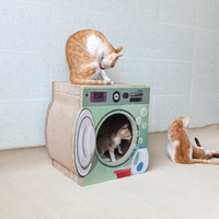Machine à laver Offre Spéciale en forme de chat Scratcher Maison ondulée en forme de chat Scratcher House