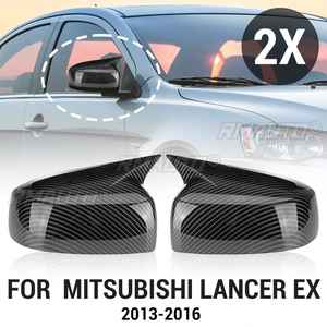 2 Cubiertas para Retrovisores Laterales, Cubiertas para Espejos Retrovisores, Ajuste Directo para Mitsubishi Lancer EX 2013-2016, Modelos Sin Señal de Giro - Product Image 1