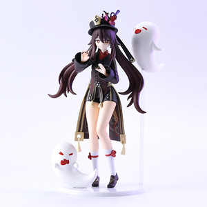 Figurines d'Anime <span class=keywords><strong>Hutao</strong></span>, Figurines d'Action Keqing Genshin Impact, Artisanat en Plastique - Product Image 2