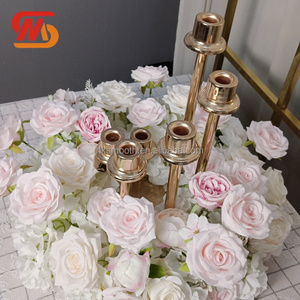 Nouvelle Arrivée Couronne de Fleurs Rose Pâle pour Décoration de Centre de Table de Mariage - Product Image 3