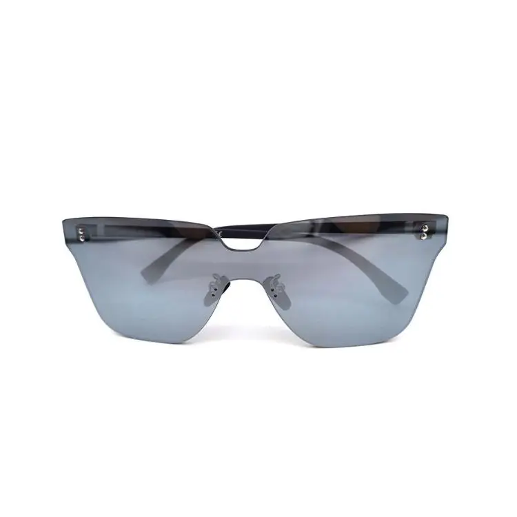 Брендовые дизайнерские новые модные женские солнцезащитные очки без рамки с цветными линзами солнцезащитные очки
