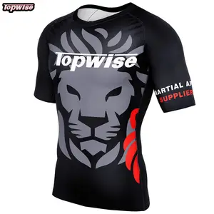 Manufacturer Custom Design Jujitsu Rashguard Bjj Mma Rash Guard Subliminated No Gi Jiu Jitsu