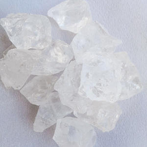 Fila curativa de piedra natural, grava de cristal blanco rugoso a granel, cuarzo transparente, caída para decoración y adivinación de <span class=keywords><strong>Tarot</strong></span> - Product Image 2