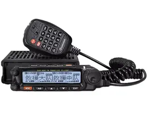 WOUXUN KG-UV980P Radio mobil 50W, Radio seluler Quad Band VHF & UHF pita udara menerima Cross Band Repeater Walkie Talkie mobil