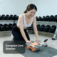 Rodillo Abdominal Automático con Rebote para Entrenamiento Deportivo para Adultos, Nuevo, para Ejercicios Abdominales en Casa