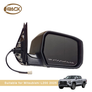 ชุดกระจกมองข้าง I-PACK ใหม่สำหรับมิตซูบิชิ L200 ปี 2025 รุ่น OE 96301A751P 96302A751P ปรับ<span class=keywords><strong>ไฟฟ้า</strong></span>ได้ สีดำ พร้อมไฟเลี้ยว - Product Image 1