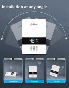 220V 240V Instant <b>Small</b> <b>Electric</b> Water <b>Heater</b> 6000W with Optional Remote Control LED Temperature Display for Household Hotel Use - Product Image 4