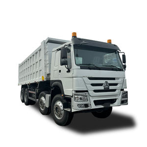 รถบรรทุกมือสอง Sinotruk Howo 8x4 แบบดัมพ์ 12 ล้อ 371 แรงม้า ยูโร 2 ดีเซล รถบรรทุกหนัก พวงมาลัยซ้าย - Product Image 1