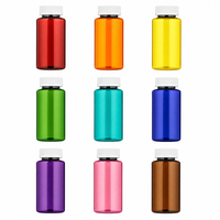 Bouteilles en capsule HDPE de 200 ml de qualité professionnelle OEM ODM, surface brillante, robustes, étanches, avec bouchon à vis en PE pour usage clinique