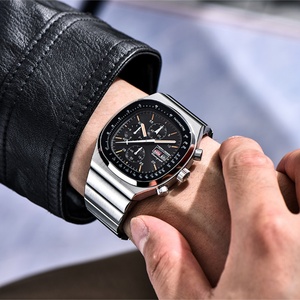 PAGANI DESIGN หรูหราสปอร์ต 40 มม.นาฬิกาควอตซ์ผู้ชาย MIYOTA แซฟไฟร์สแตนเลส 10 บาร์กันน้ำเรืองแสง C3 - Product Image 4