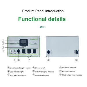 Baterai Lithium 3KW UPS kapasitas tinggi untuk pencetak komputer kantor dan daya cadangan Register Tunai - Product Image 6