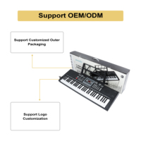 MY MUSIC MY-670D Portable 61 Lighted Keys Electronic Keyboard Digital Piano Electric Organ Musical Instruments