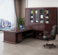 Bureau de direction lisse de fabrication Table de bureau classique Bureau traditionnel pour PDG