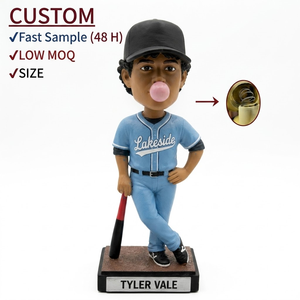 Figura Personalizada de Jugador de Béisbol Hecha a Mano, Bobblehead con Foto, Figura de Atleta Pintada a Mano en Resina, Recuerdo de Equipo de Béisbol - Product Image 1