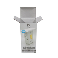 Boîte en carton recyclable personnalisée avec revêtement UV, laminage mat et gaufrage pour appareils photo et électronique grand public (conception pliable)
