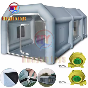 Cabina di spruzzo gonfiabile per auto giocattolo di parcheggio tenda gonfiabile bolla Garage all'aperto - Product Image 5