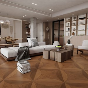Carreaux de sol en porcelaine effet bois mat 800*800 à prix abordable, motif rétro <span class=keywords><strong>Versailles</strong></span>, Chine - Product Image 1
