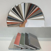 Panneau sandwich en nid d'abeille en aluminium pour façade extérieure, revêtement mural intérieur et décoration de bâtiments commerciaux